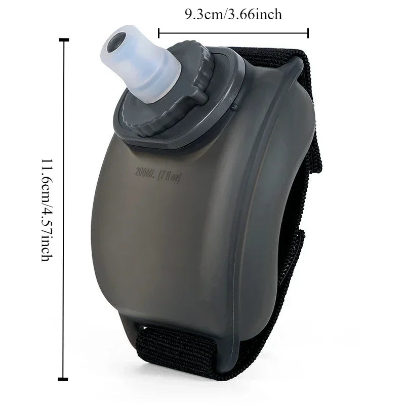 Botella de muñeca Veltopeak – Hidratación manos libres para correr